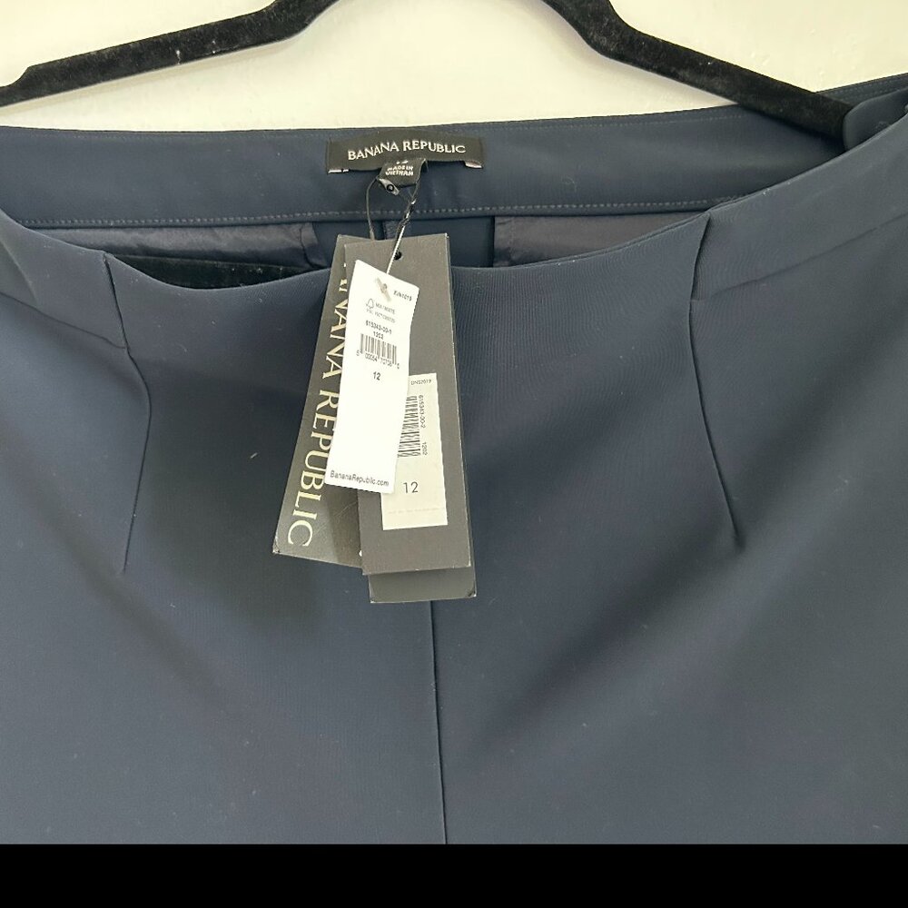 Banana Republic Navy Blue Pants Size 12 NEW - Picture 4 of 7